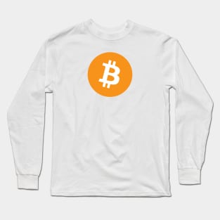 Bitcoin Icon Long Sleeve T-Shirt